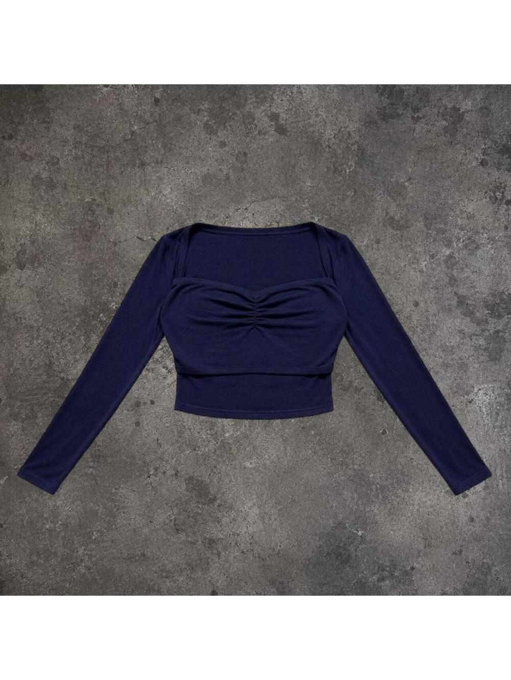 Beautful long sleeve crop top